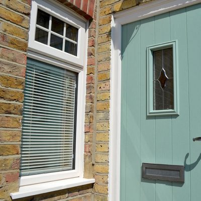 Chartwell green composite entrance door